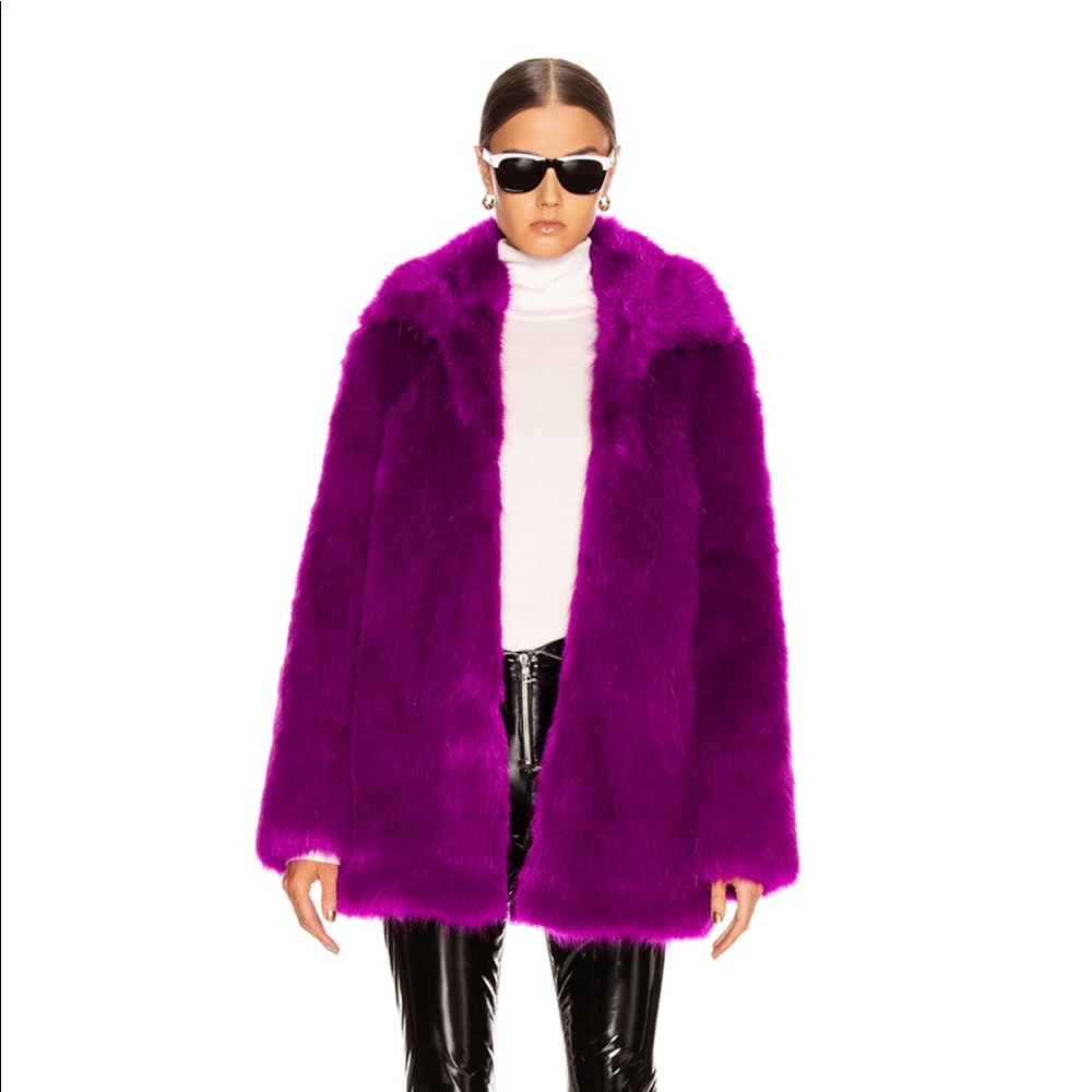 COPY - COPY - RTA KATE FAUX FUR COAT
